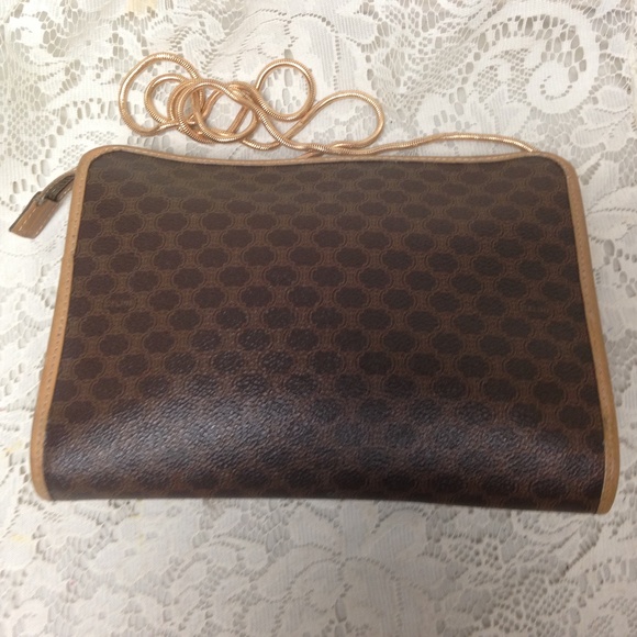 Celine, Brown Mono 2-way Clutch ,Crossbody Handbag - Picture 4 of 9